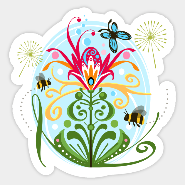 Flower Sticker by AdrianaStore